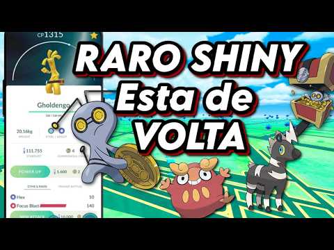 RARE SHINY IS BACK! SHINY Gimmighoul LUNAR NEW YEAR EVENT in POKÉMON GO GOLDEN PokeStop