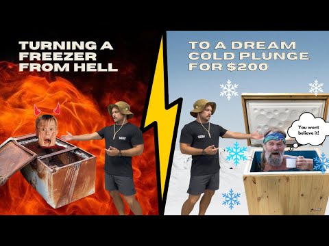 EP1: How to Convert an Old Freezer into your DREAM DIY Cold Plunge: Unlock Benefits of Cold Therapy