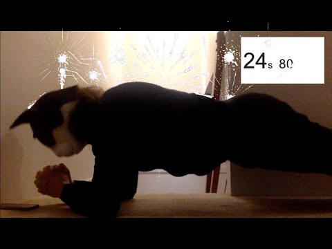 Planking but I add 1 second every day | Day 70 | NEW YEARS!