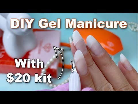 PRO Gel Manicure AT HOME UNDER $20 – quick nail routine, easy tutorial *Amazon finds*