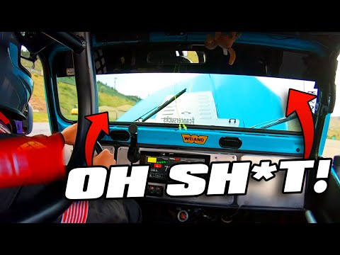 HOOD FLIES UP at 160MPH! | Race Week Day 1