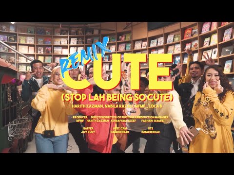 CUTE (REMIX) - HARITH ZAZMAN, MFMF., LOCA B, NABILA RAZALI | BEHIND THE SCENE BY ISMAD DHIRAR