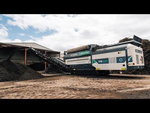TTS 518T Tracked Trommel Screen