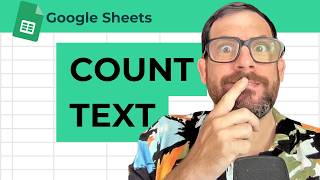 Google Sheets Count Cells with Text