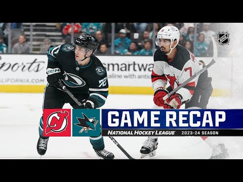 New Jersey Devils vs San Jose Sharks | February 27, 2024 | Game Highlights | NHL Regular Season