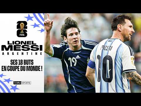 RECORD : Les 18 BUTS de MESSI en COUPE DU MONDE !