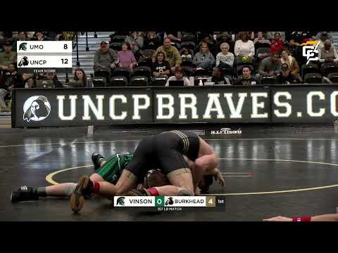 HIGHLIGHTS: UNCP Sweeps Tri-Meet to Move to 9-0 in SACC Duals!