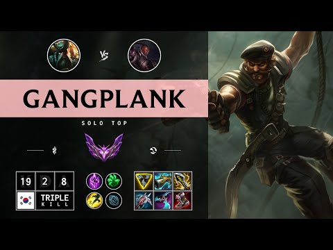 Gangplank Top vs Lucian - KR Master Patch 14.13