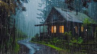 Rain and Thunder Sounds for Deep Sleep - Heavy Rain & Natural Thunder for Peaceful Sleep, Relaxation