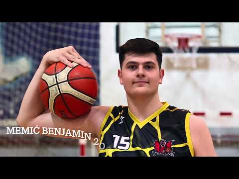 Benjamin Memić 2006 godište KK Dragonsi highligts @ KK Sloboda - KK Dragonsi 29.02.2024.godine
