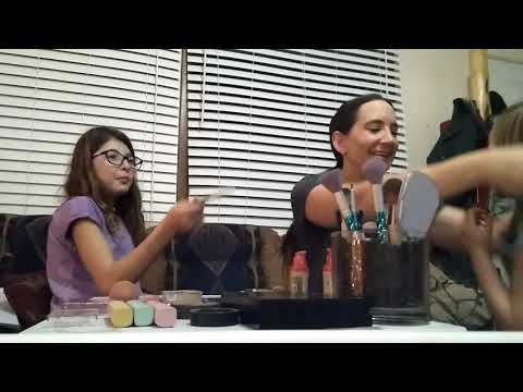 Doing my mom's make-up