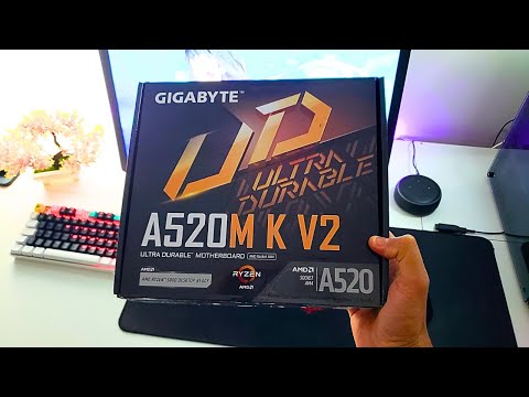 A PLACA MÃE QUE VAI ATENDER SUAS ESPECTATIVAS! (GIGABYTE A520M K V2.)