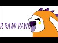 Dinosaurs Go RAWR SplashKittyArtist REUPLOAD