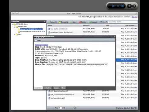 RECOVER iRODS Server Demonstration