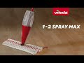 Grindų valymo šepetys su purkštuku Vileda 1 2 SPRAY MAX Box