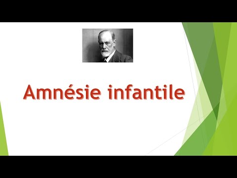 Freud : L'amnésie infantile - La mémoire# 3