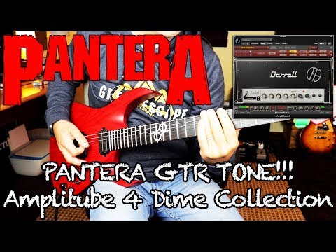 AMPLITUBE 4 DIMEBAG COLLECTION - PANTERA GTR TONE!!!