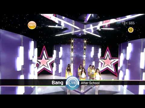 [After School, Bang] 100411. It's popular. After School - Let do it + bang