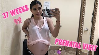TEEN PREGNANCY 37 WEEKS PRENATAL VISIT 💓 | BABY UPDATE 🎀|PREGNANT AT 15