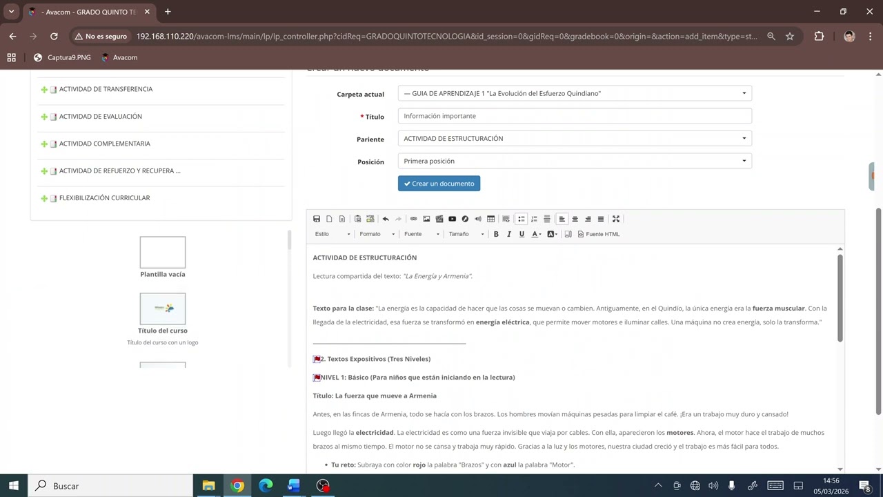 10 Paso Cómo agregar imágenes a tus lecciones en la Plataforma Avacom
