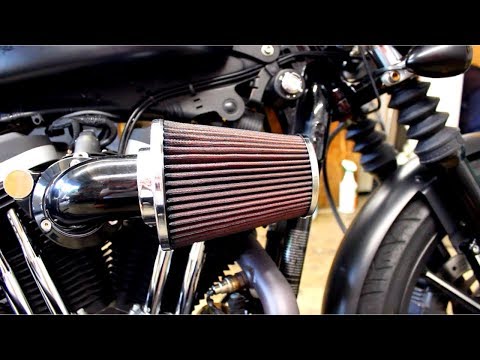 Screaming Eagle Heavy Breather Servicing | K&N Clean & Recharge | Iron 883 Sportster Build Ep. 02