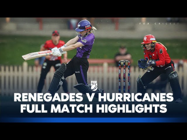 Melbourne Renegades v Hobart Hurricanes | WBBL11 | Full Match Highlights I Fox Cricket