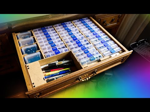The Sleeper Electronic Components Organizer Desk : 10 Steps (with