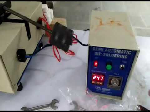 Automatic dip soldering machine, 230 v