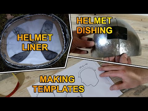 Three helmet tutorials: making templates / dishing / simple liner