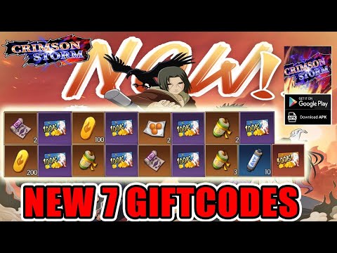 Crimson Storm & New 7 Giftcodes - Naruto ARPG Android