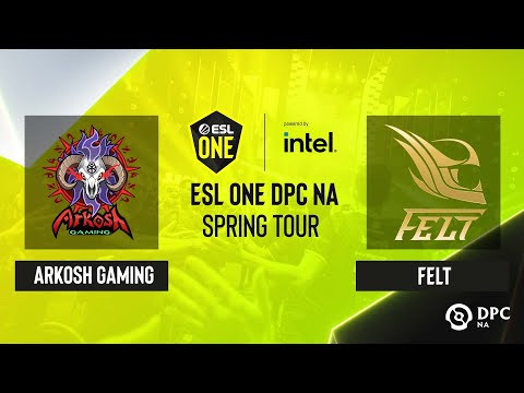 Dota2 - Arkosh Gaming vs felt - Game 3 - ESL One DPC NA Spring