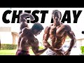 CHEST DAY WITH JAMES ENGLISH!! 9 DAYS OUT | Road to Pro