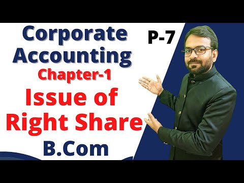 Corporate Accounting Chapter 1 Issue of Shares Concept Types of Shares