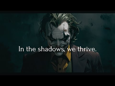 In the shadows, we thrive. Dark Motivation