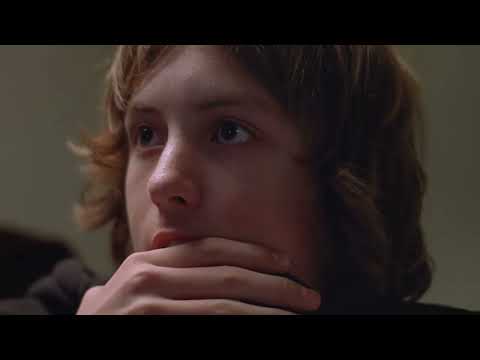 Paranoid Park trailer still of Alex drifting through Portland in blue-grey light