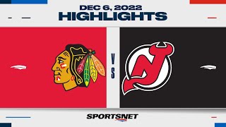 NHL Highlights | Blackhawks vs. Devils - December 6, 2022