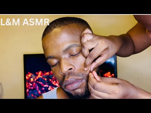 ASMR REAL PERSON | BEARD CARE AND SKINCARE