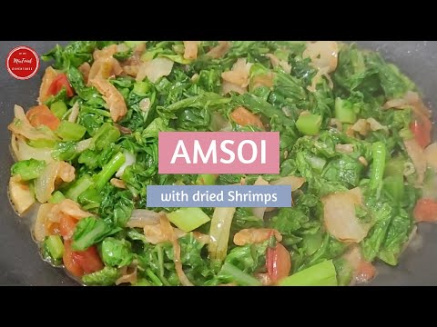 AMSOI WITH DRIED SHRIMPS. AMSOI MET GEDROOGDE GARNALEN.