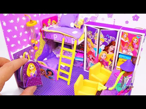 DIY Miniature Dollhouse Room ~ Rapunzel Room Decor, Backpack
