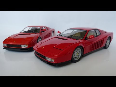 1:18 Ferrari Testarossa Comparison - Hot Wheels vs. Kyosho