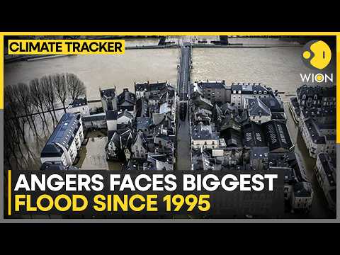 France Floods: Severe Flooding Submerges Streets in Western France | WION Climate Tracker