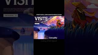 🔥 SMOOTH SCROLL 3D Animated Website Design ✨ | CSS & JavaScript Magic!