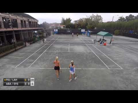 TIPHANIE FIQUET/ASHLEY LAHEY V FRANCOISE ABANDA/ANASTASIA SYSOEVA - W25 BOCA RATON (2°set)