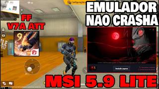 EMULADOR MSI 5.9 LITE ✅️NOVO DISPOSITIVO FPS , COM MENOS LAG+,FPS FF V7A + SENS 🍓🔥+ MOUSE FIX