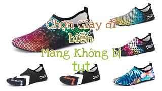 Cách chọn giày đi biển mang không bị tụt | BikiniStoreVN