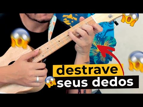 Esse exercício de Ukulele vai DESTRAVAR OS SEUS DEDOS! 😱 | Academia do Ukulele