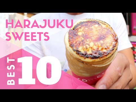 東京ストリートフード｜原宿スイーツトップ10 (Tokyo Street Food | Top 10 Harajuku Sweets)