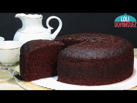 Amazing Juicy Chocolate Cake Made with Water. Loli Domínguez - Step by Step Tutorial.