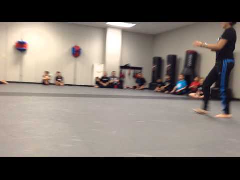 Rise with martial arts hyper trick circle