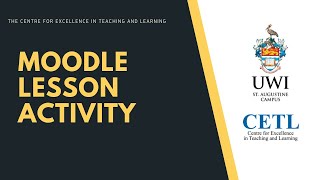 Moodle Lessons (Introduction)
